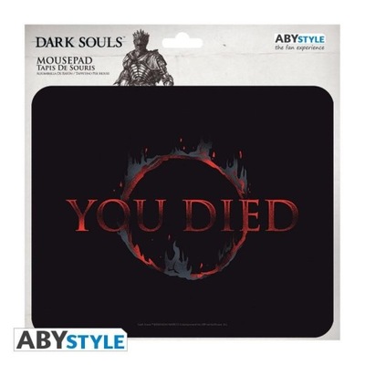 Podkładka pod myszkę Dark Souls - You died - ABS / DARK SOULS - Flexible mo