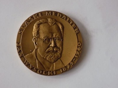 Medal: Jan Wysocki - Śląski Medalier - PTAIN-25 lat Oddziału Katowickiego