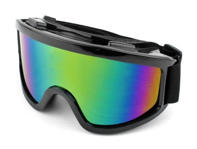 GAFAS LENTES MOTOCICLETA UNIVERSALES CROSS ENDURO UV NEGRAS TECZOWA TRAGALUZ  