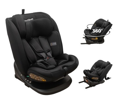 SILLA AUTO KIDS ZONE I-SIZE DIRECCIONAL 360° ISOFIX 40-150 CM 0-36 KG  