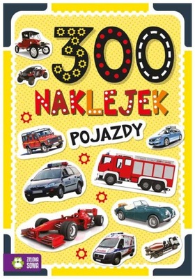 300 NAKLEJEK POJAZDY NAKLEJKOWY ŚWIAT DLA DZIECI