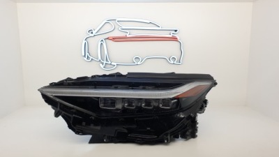 Toyota bz4x full led лампа левая europa 42-122 фото №1