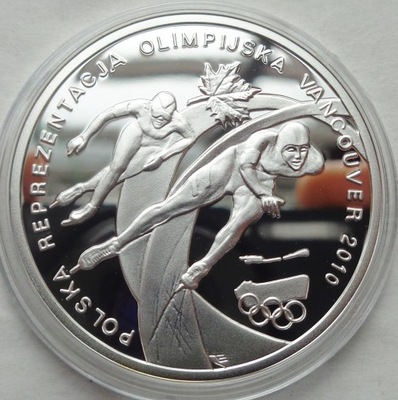 10 złotych - Polska reprezentacja olimpijska - Vancouver - 2010