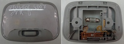 Peugeot 4007 07-12 r лампа потолочный фото №1