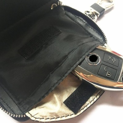 Keyless Key Case PU Leather Parts Pouch 1 Pcs 10x6.5x3cm Bag Trim Bl~10585 