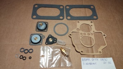Набір ремонтний карбюратора weber dfth 28/30 2v isc mottar фото №1