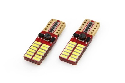 LUCES T10 W5W 24LED SMD 4014 12/24V CANBUS  