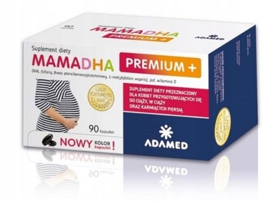 MamaDHA Premium+ DHA vitamíny pre mamičku 90 kapsúl