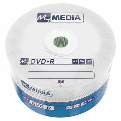 MyMedia DVD-R, 69200, 4.7GB, 16x, wrap, 50-pack, b