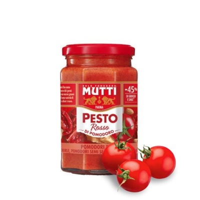 Mutti pesto 180g z czerwonych pomidorów