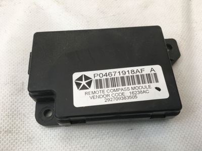 Jeep compass 06-16 модуль блок керування gps 04671918af фото №1