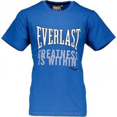 Everlast T-shirt Męski Koszulka Niebieska S