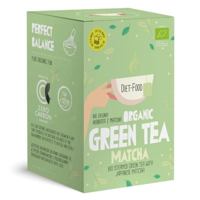 Herbata zielona z matchą BIO 40 g - Diet-Food