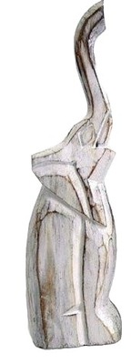 FIGURKA DREWNIANA SŁOŃ 32CM