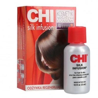 CHI SILK INFUSION Jedwab do włosów zniszczone 15ml