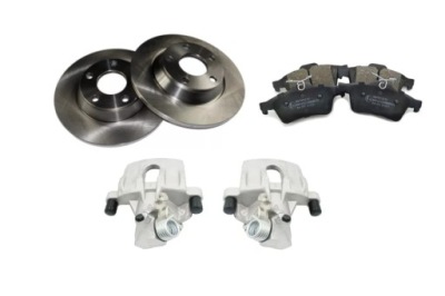 Суппорт задняя l+p тормозные диски тормозные колодки volvo v50 s40 ii c30 фото №1