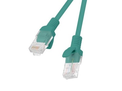 Kabel krosowy patchcord U/UTP kat.5e 0,5m zielony PCU5-10CC-0050-G