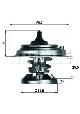 TERMOSTATAS SISTEMOS AUŠINIMO TX 29 85D 