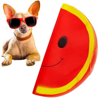 Zabawka dla psa ARBUZ piszczący owoc dla psiaka idealny na lato