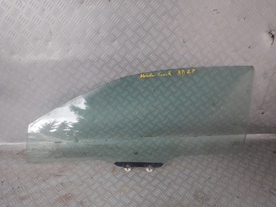 Honda civic vii 3d левая стекло дверь фото №1