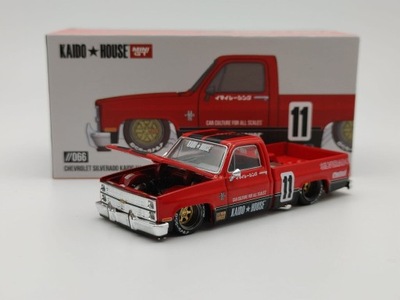 MINI GT CHEVROLET SILVERADO #11 KAIDO V1 Red 1:64