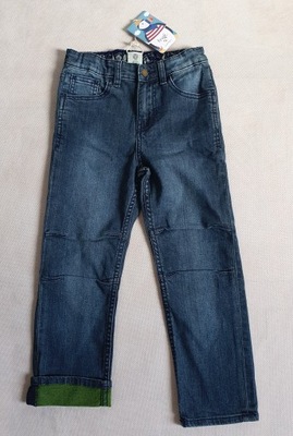 FRUGI Spodnie chłopięce jeansowe r. 116