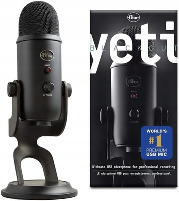 Mikrofon Studyjny Pojemnościowy Blue YETI USB