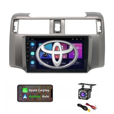 TOYOTA 4RUNNER 10-15 RADIO 2DIN ANDROID12 1GB 16GB WIFI GPS IPS FM CARPLAY  