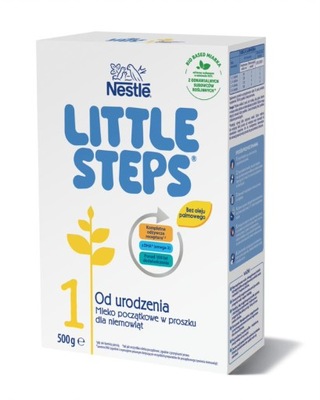 LITTLE STEPS 1 Mleko początkowe w proszku od urodzenia 500 g