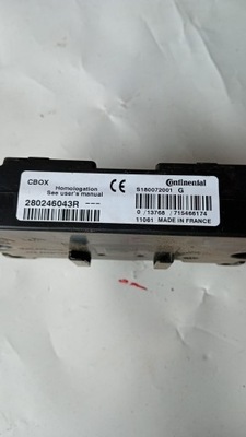 Модуль блок управления навигации cbox renault 280246043r !!! фото №1