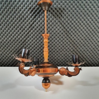 ŻYRANDOL LAMPA WISZĄCA PRL