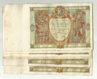 50 złotych 1929 ładny stan