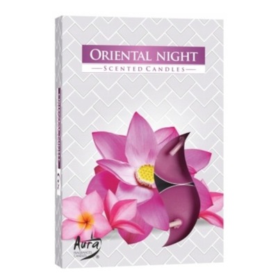 AURA Podgrzewacze Tea Light Oriental Night 6szt