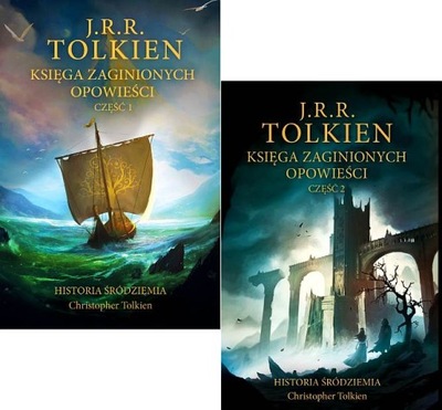 TOLKIEN pakiet KSIĘGA ZAGINIONYCH OPOWIEŚCI