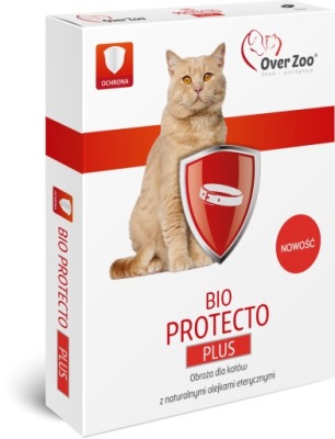 OVER ZOO Obroża BIO PROTECTO Plus dla kotów 35cm