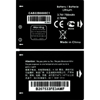 Nowa Bateria Do Alcatel One Touch 2010, 2010D, 2010X CAB22B0000C1 750 mAh