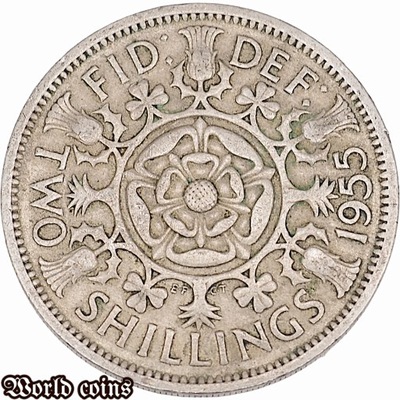 2 SHILLINGS 1955