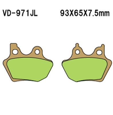 VESRAH TRINKELĖS STABDŽIŲ KH299 VD-971JL 