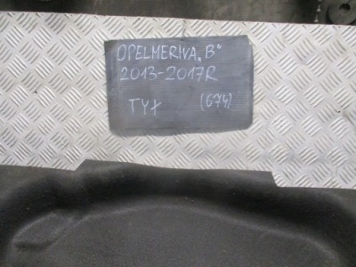 Обшивка багажника 13285976 opel meriva b 13-17r фото №1