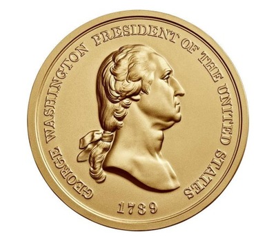medal z brązu - prezydent George Washington USA