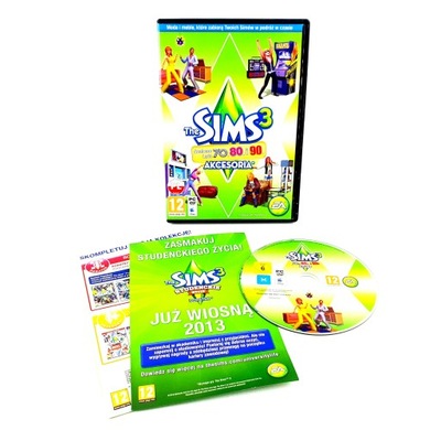 THE SIMS 3 SZALONE LATA 70 80 i 90 DODATEK PC PL