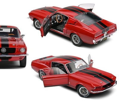1:18 FORD MUSTANG SHELBY GT500 SOLIDO MODEL METALOWY