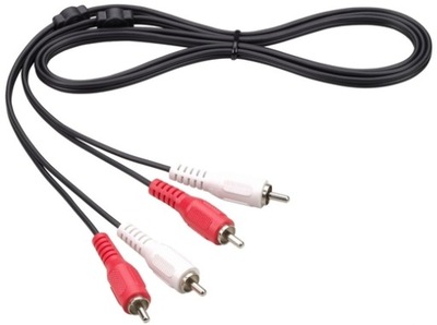 Kabel audio Thomson KBA200 1,5 m 2 x RCA czarny