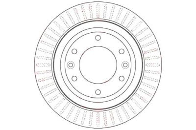 Trw гальмівні диски гальмівні 2szt hyundai задня h-1 tra trw фото №1