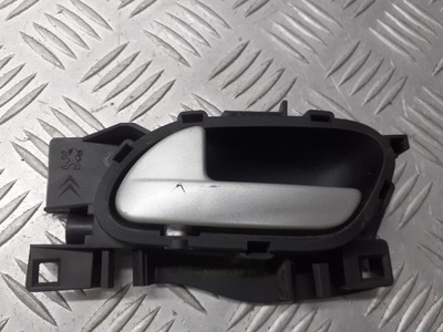 Ручка левая задняя внутренняя peugeot 207 1.4 96802456vv фото №1