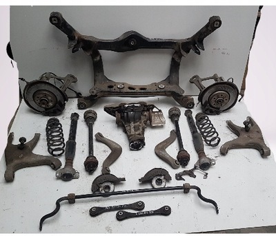 Суппорт поворотный кулак диск тормоза задняя audi q5 8r 2.0 фото №1