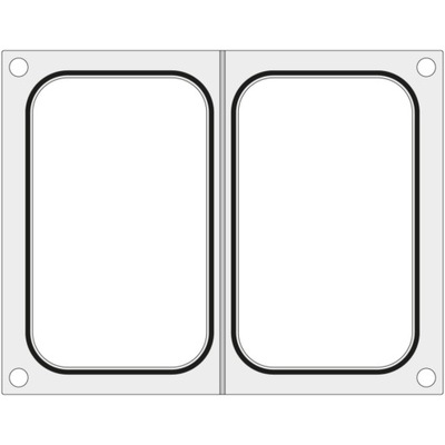 Matryca do zgrzewarki CAS CDS-01 na dwie tacki 178x113 mm