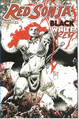 dynamite Red Sonja Black White Red 1/2021 j.ang