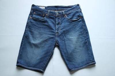 LEVIS 501 PREMIUM__SPODENKI SZORTY JEANSOWE_W29/S