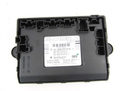 Модуль блок управления дверь задний задняя mercedes w221 фото №1